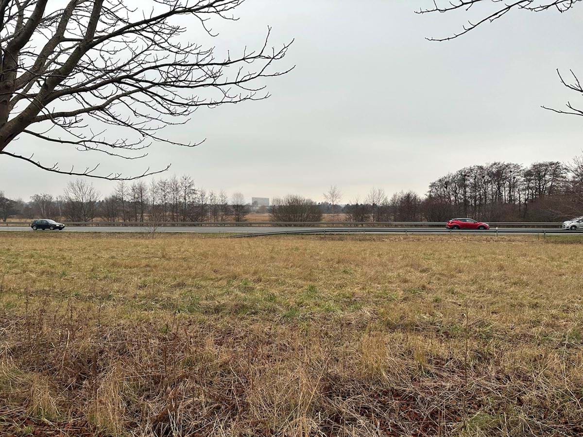 Visualisering af ny bebyggelse i 25 meters højde set fra Frederikssundsvej i Frederikssund